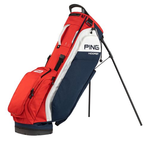 Ping Hoofer Stand Bag Navy Red 2023 | Silvermere Golf