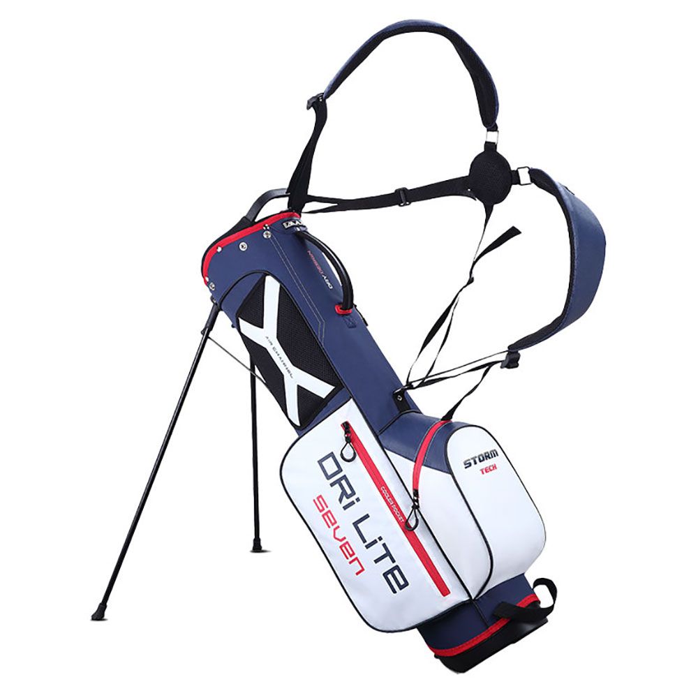BIG MAX Big Max Dri Lite Seven G Stand Bag White Navy Red
