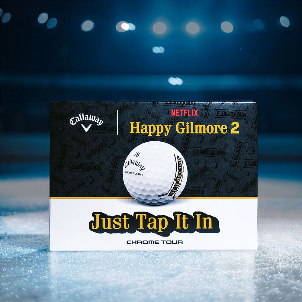 CALLAWAY Callaway Happy Gilmore 2 "Just Tap It In" Chrome Tour Golf Balls
