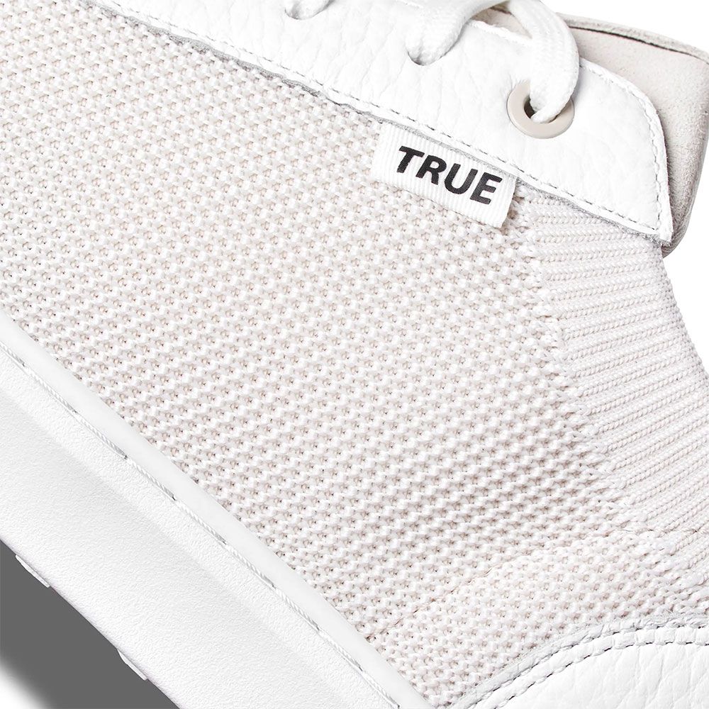 TRUE Trie FS-02 Mixed Media Golf Shoes White Truffle