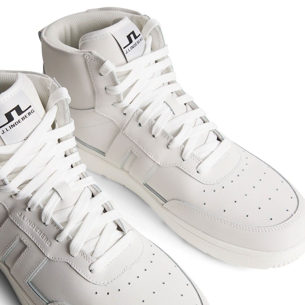 J LINDEBERG J Lindeberg Ace High Top Golf Shoes White