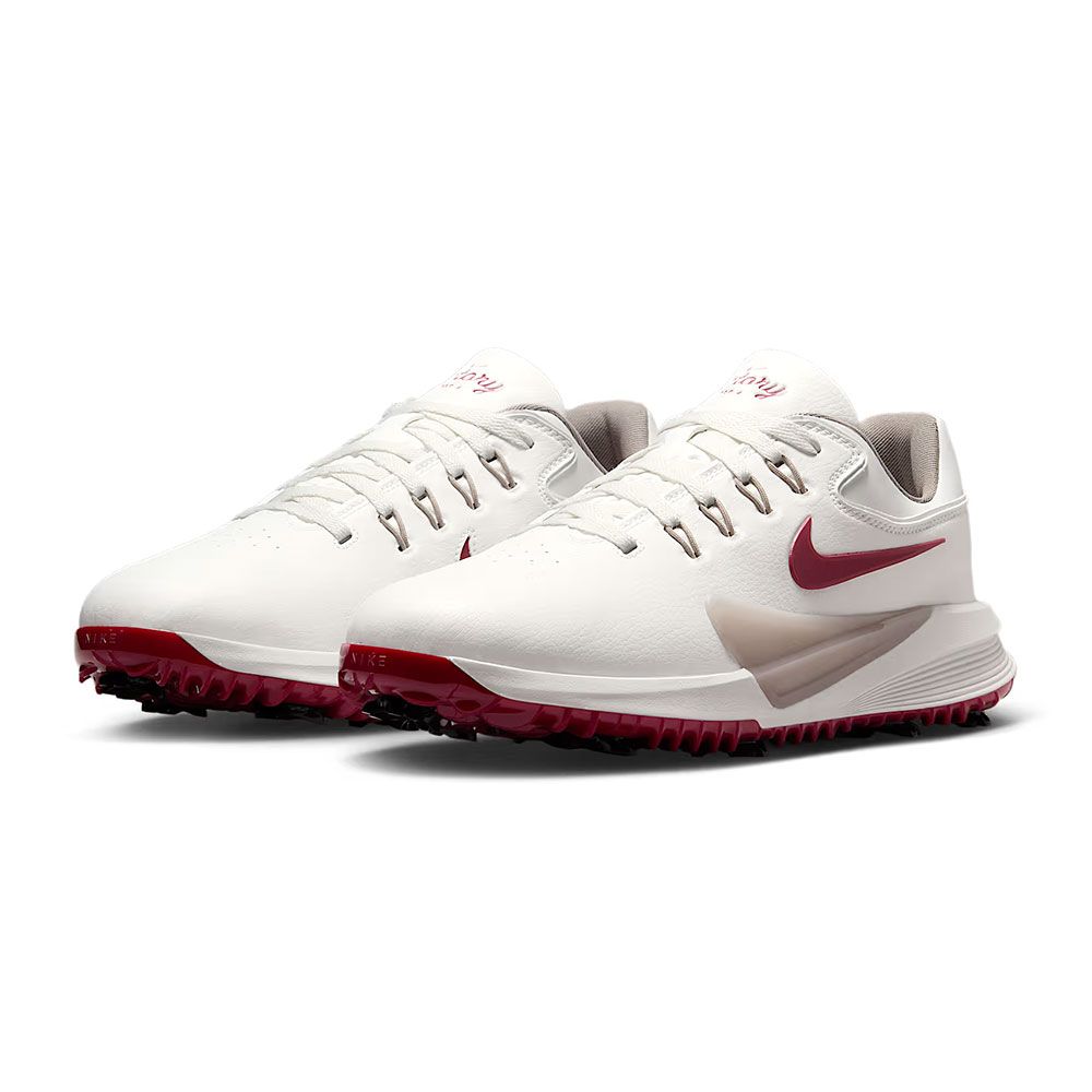 NIKE Nike Victory Pro 4 Golf Shoes White Grey Red