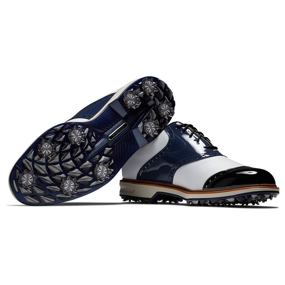 FOOTJOY FootJoy Wilcox Premiere Golf Shoes White Navy 54323