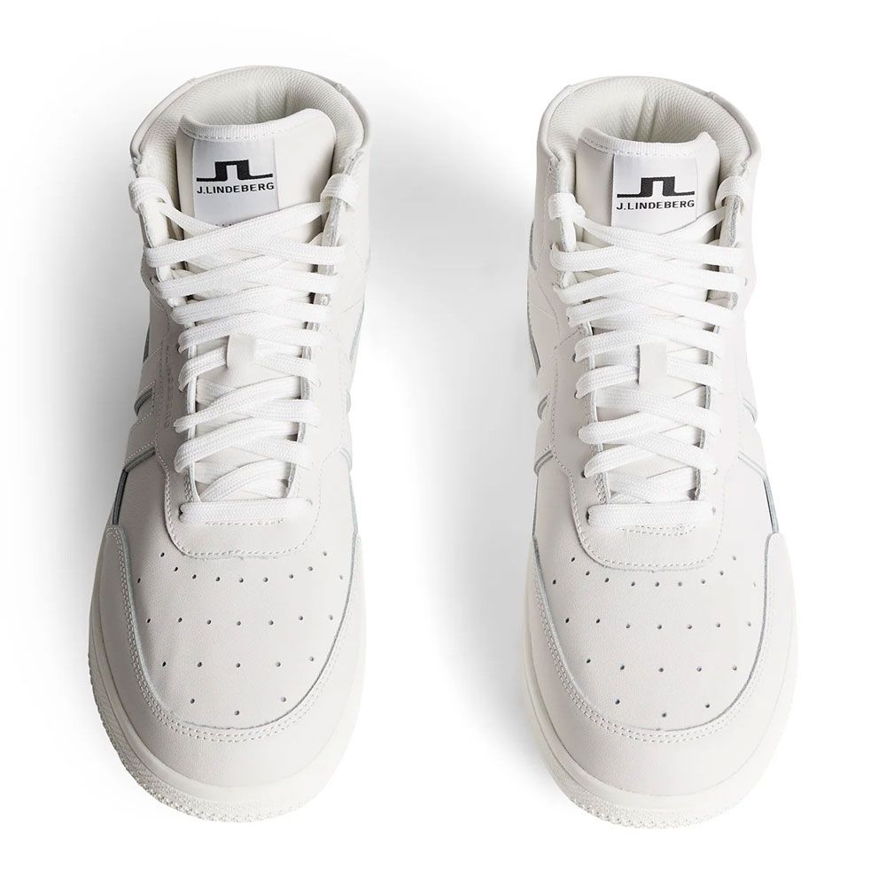 J LINDEBERG J Lindeberg Ace High Top Golf Shoes White
