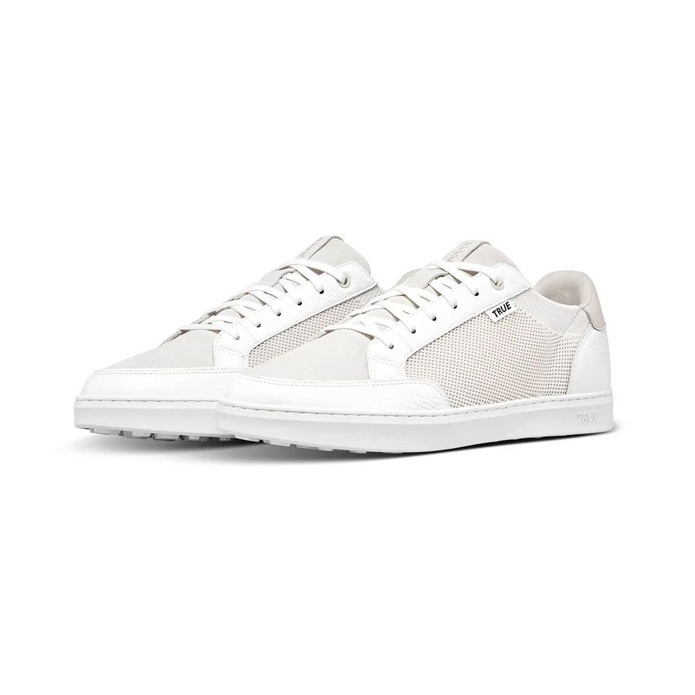 TRUE Trie FS-02 Mixed Media Golf Shoes White Truffle