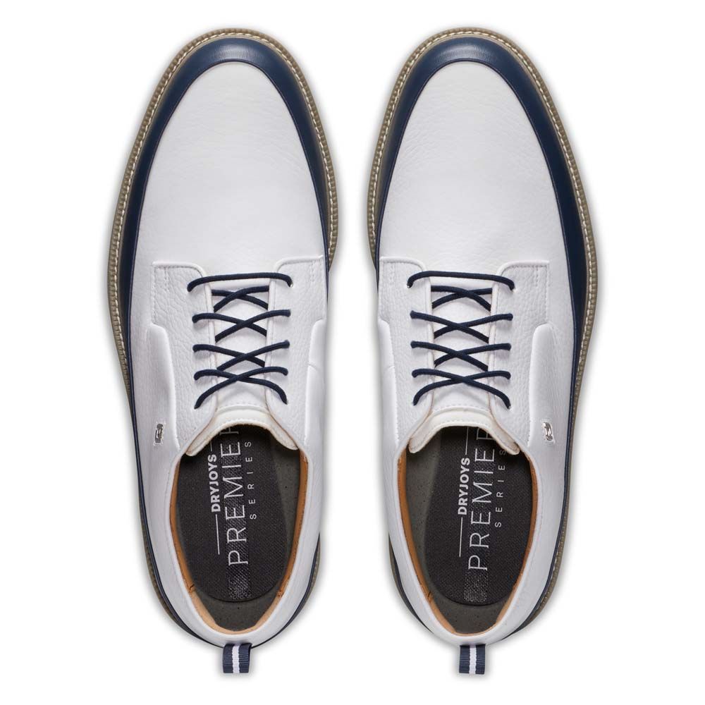 FOOTJOY FootJoy Premiere Field LX Golf Shoes White Navy 54395