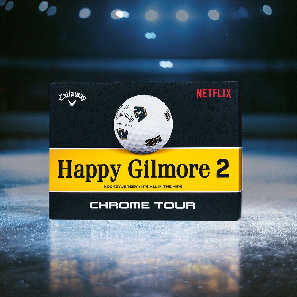 CALLAWAY Callaway Happy Gilmore 2 "It's All In The Hips" Chrome Tour Golf Balls