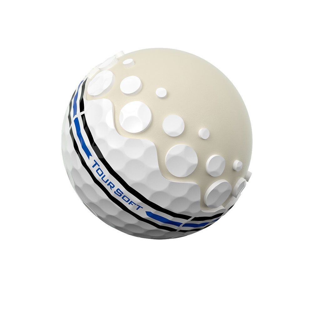 TITLEIST Titleist Tour Soft Aim 360 White Dozen Golf Balls