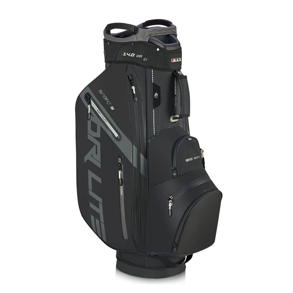 BIG MAX Big Max DRI LITE Sport 3 Cart Bag Black