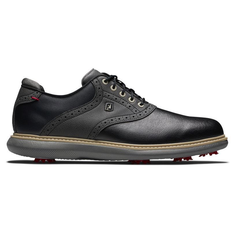 FOOTJOY FootJoy Traditions Golf Shoes - Black - 57904