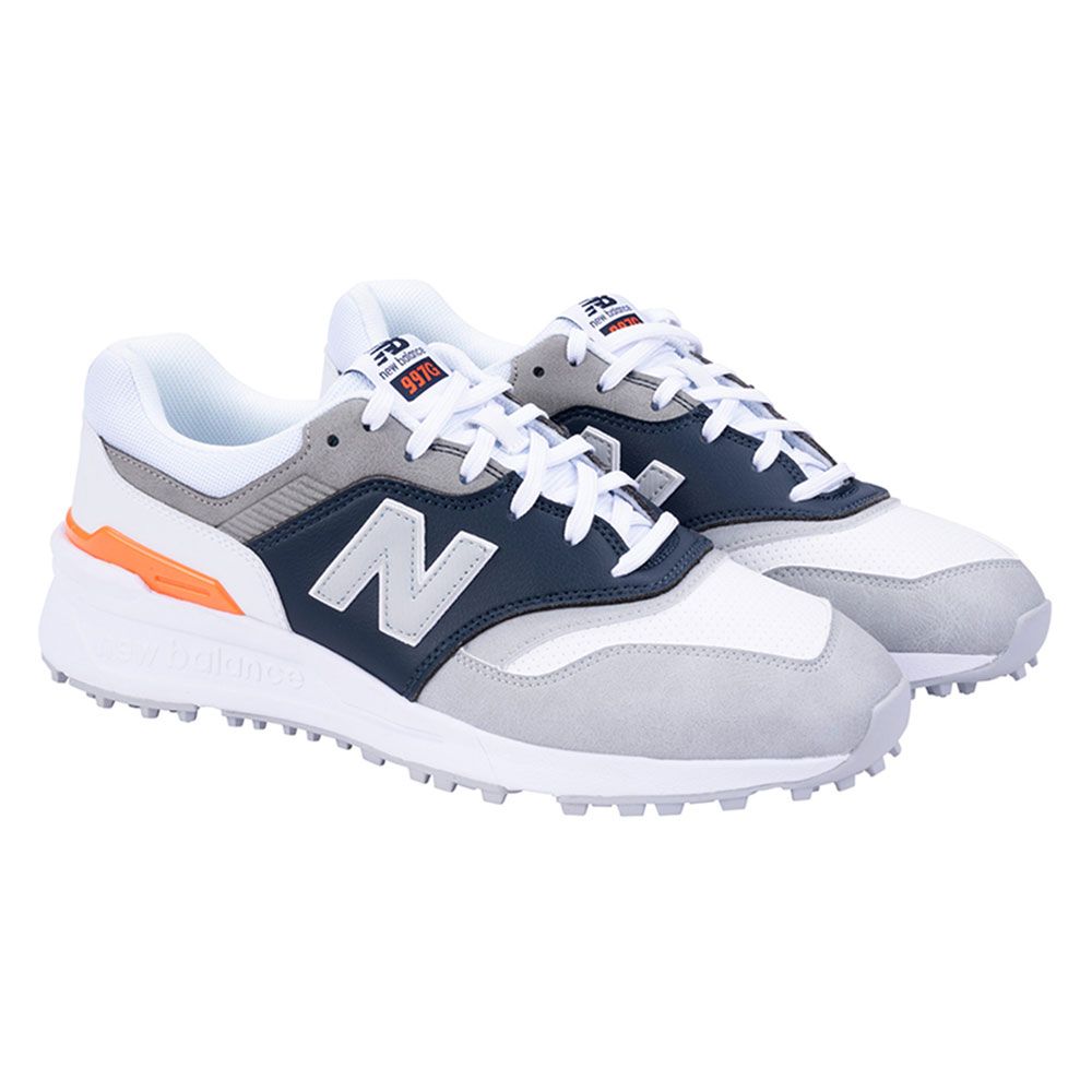 NEW BALANCE New Balance 997 SL Golf Shoes White Grey Navy MG997S
