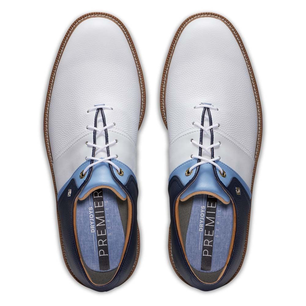 FOOTJOY FootJoy Premiere Packard Golf Shoes - White 54398