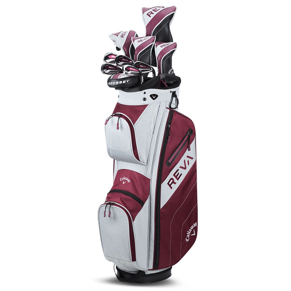 CALLAWAY Callaway REVA 11 Piece Cart Bag Complete Set Eggplant
