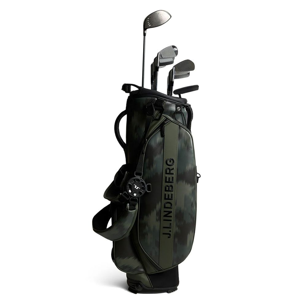 J Lindeberg Play Stand Bag Print Forest