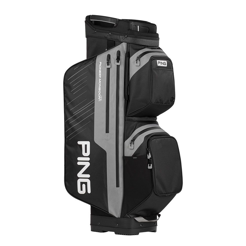 PING Ping Pioneer Moonsoon 231 Cart Bag Black Grey
