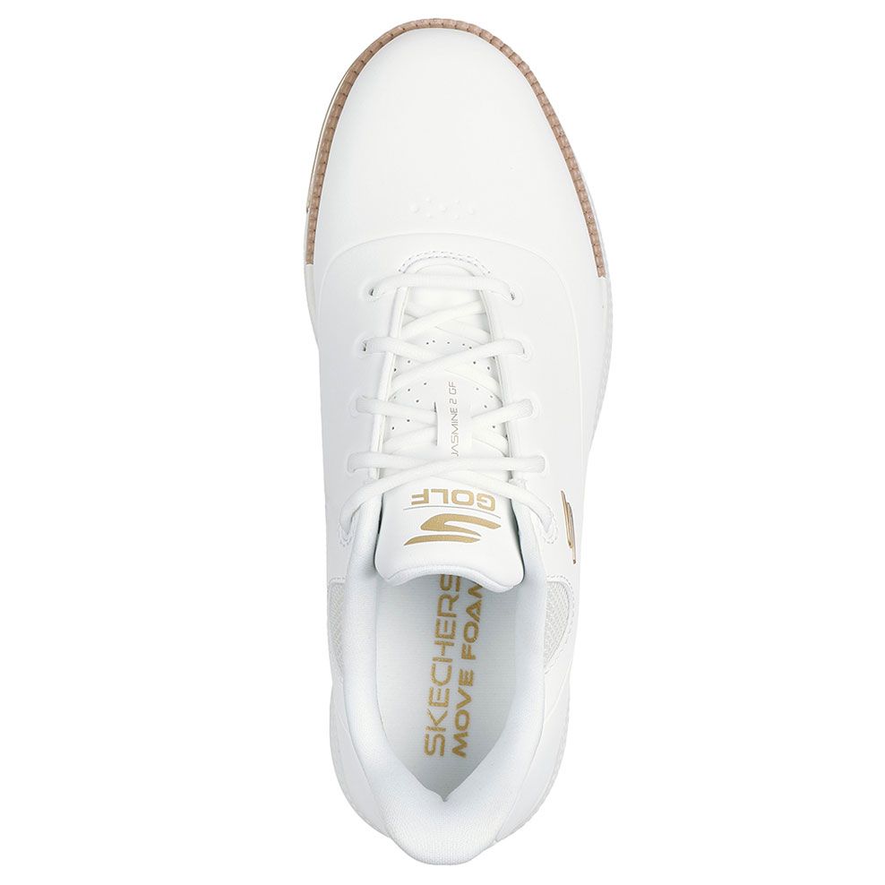 SKECHERS Skerchers Jasmine 2 SL Golf Shoes White Gold