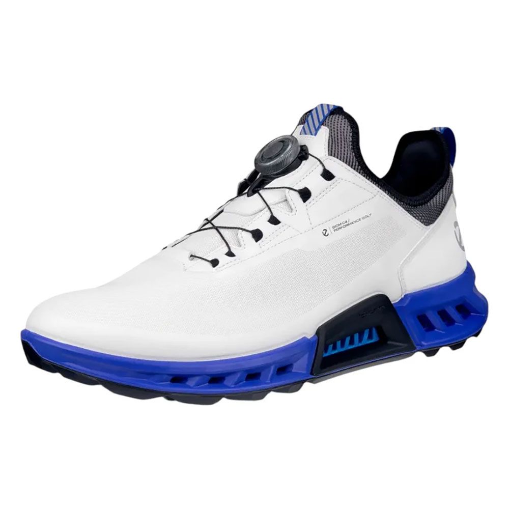 ECCO Ecco Biom C4 Hybrid Golf Shoes White Virtual Blue 130424 61109