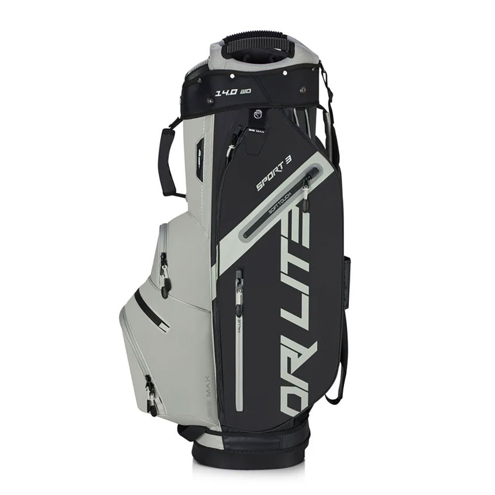 BIG MAX Big Max DRI LITE Sport 3 Cart Bag Black Taupe