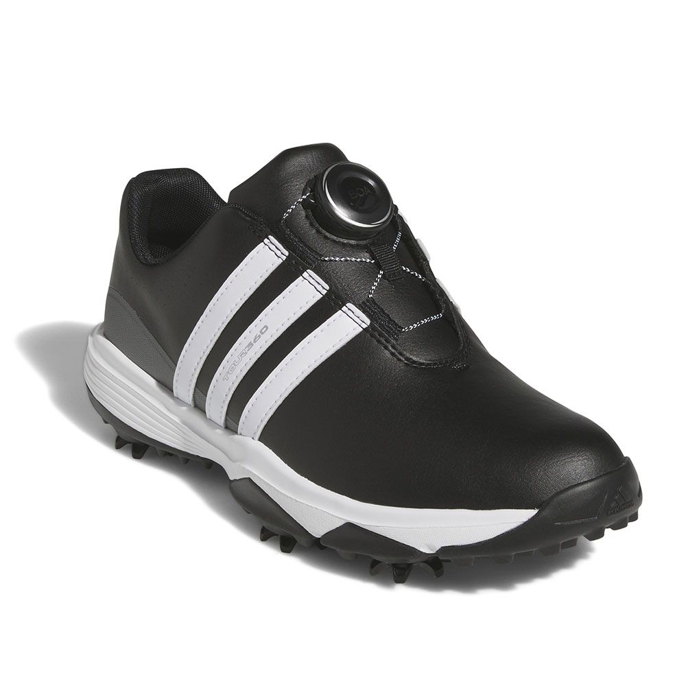 adidas Juniors Tour360 24 BOA Black IG5626 Silvermere Golf