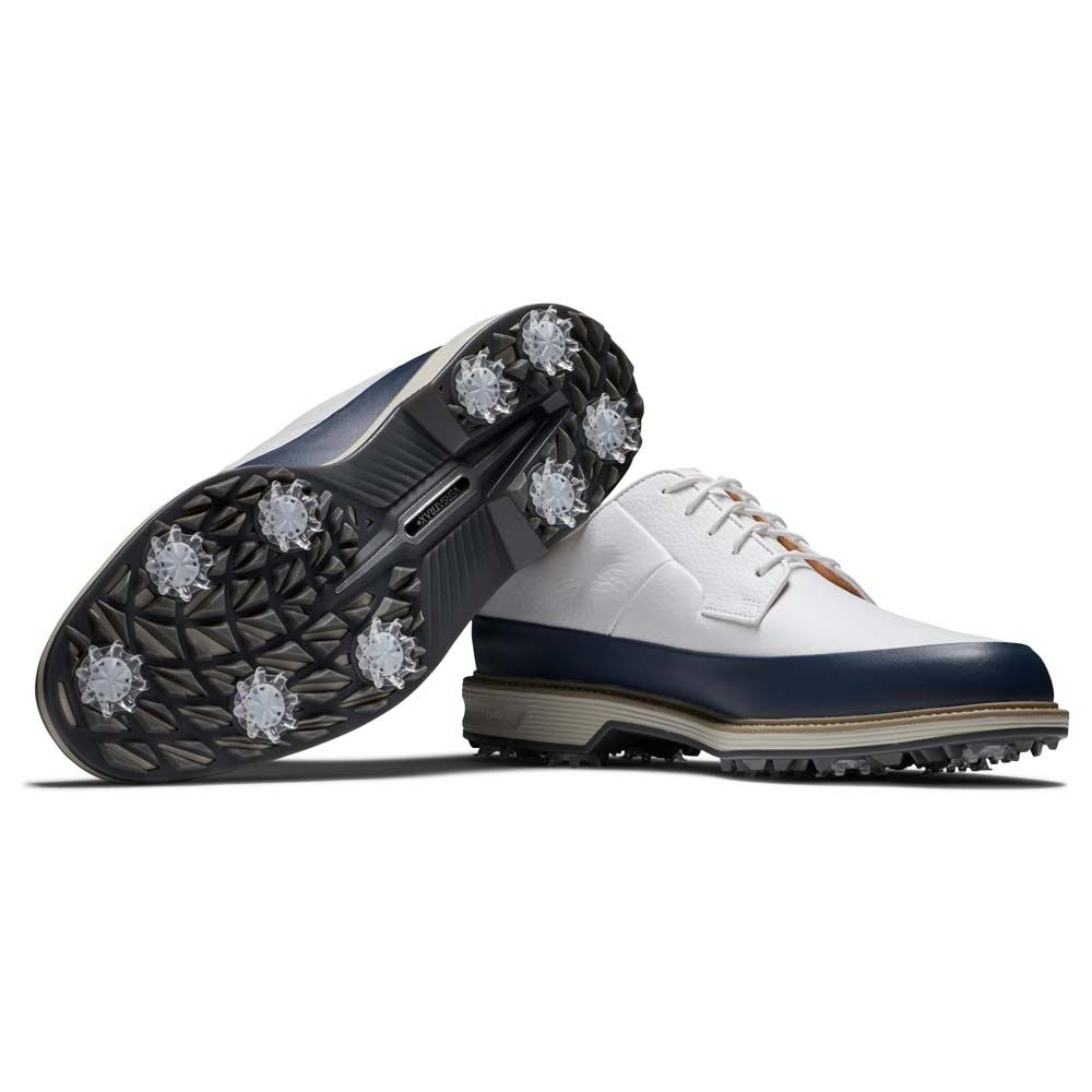 FOOTJOY FootJoy Premiere Field LX Golf Shoes White Navy 54395