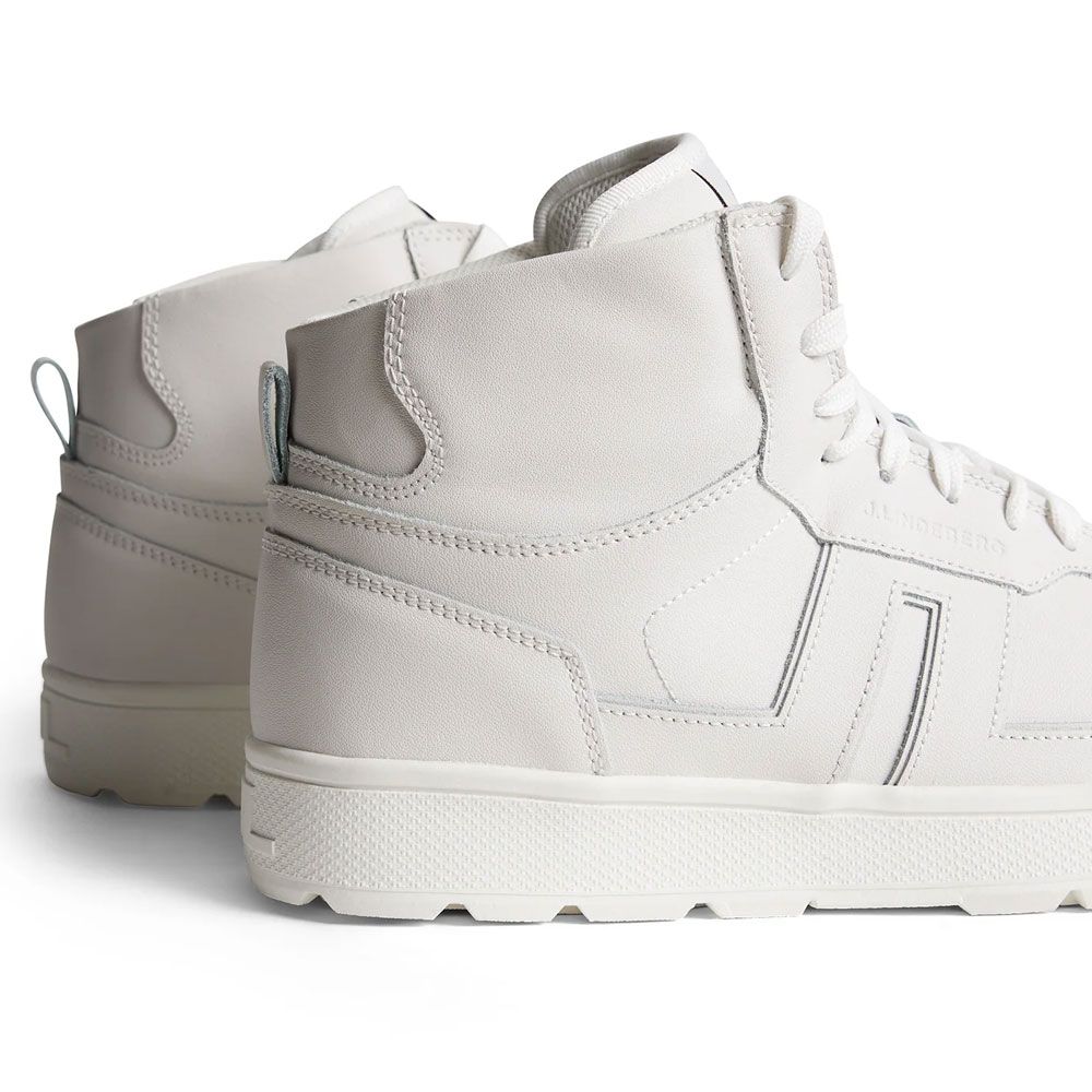 J LINDEBERG J Lindeberg Ace High Top Golf Shoes White