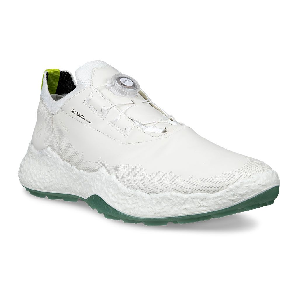 ECCO Ecco H5 Leather BOA Golf Shoes White