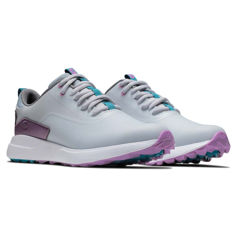 FOOTJOY FootJoy Ladies Performa Golf Shoes Grey Purple 99204