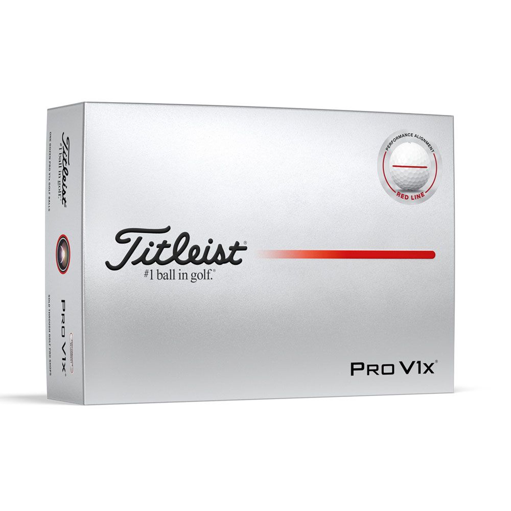 TITLEIST TITLEIST PRO V1X AIM PERF ALIGN RED DOZEN