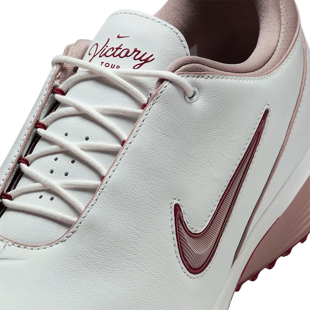 NIKE Nike Victory Tour 4 Golf Shoes White Grey Red