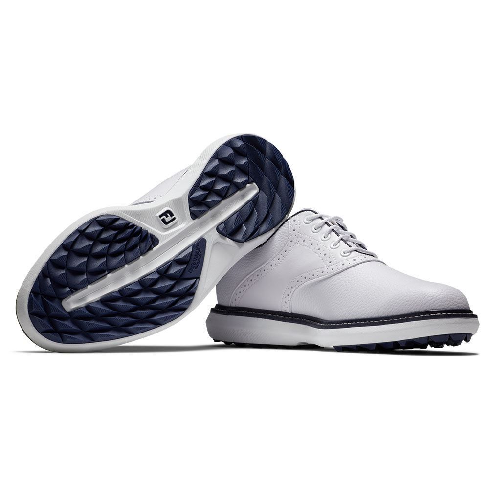 FOOTJOY FootJoy Traditions Spikeless Golf Shoes White 57927