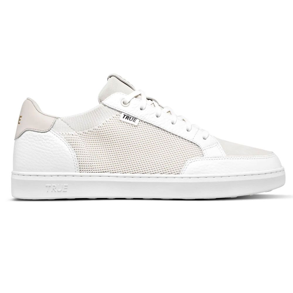 TRUE Trie FS-02 Mixed Media Golf Shoes White Truffle