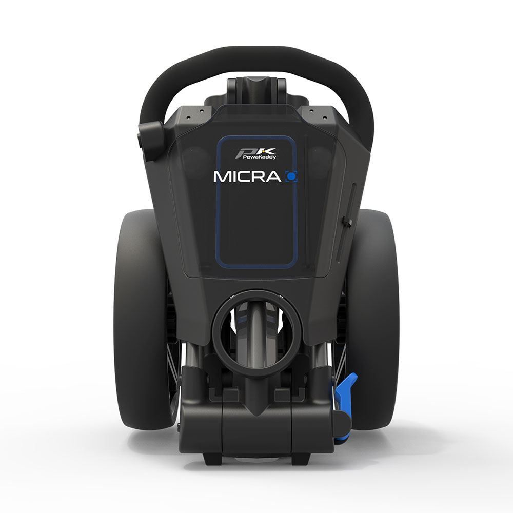 POWAKADDY Powakaddy Micra Push Cart Gunmetal/Blue