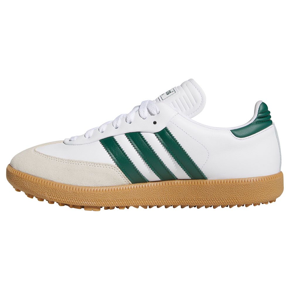 ADIDAS adidas Samba Spikeless Golf Shoes White Green JH6151