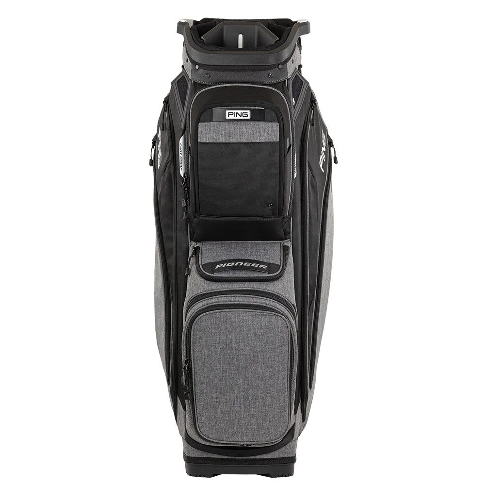 PING Ping Pioneer 244 Cart Bag Heather Grey Black