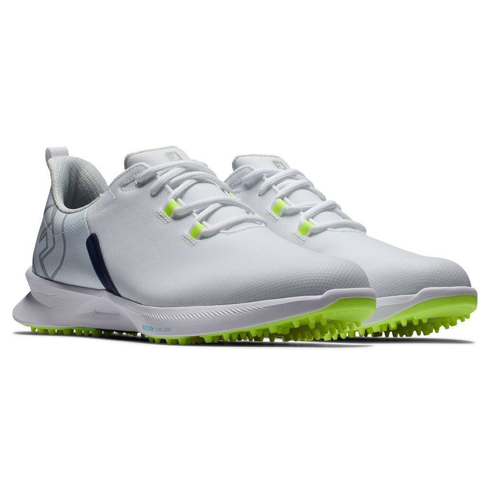 Footjoy Fuel Sport Golf Shoes White Green 55453 Silvermere Golf
