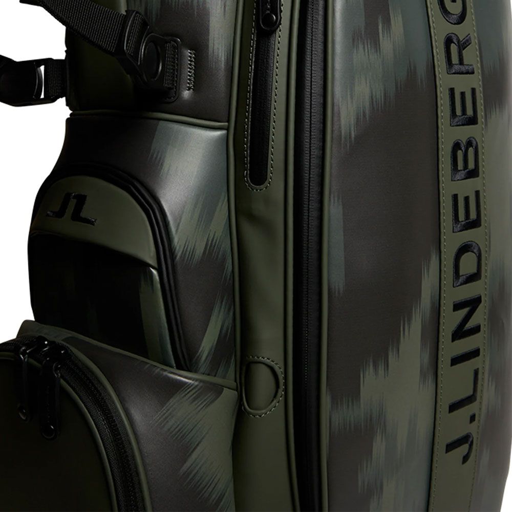J Lindeberg Play Stand Bag Print Forest