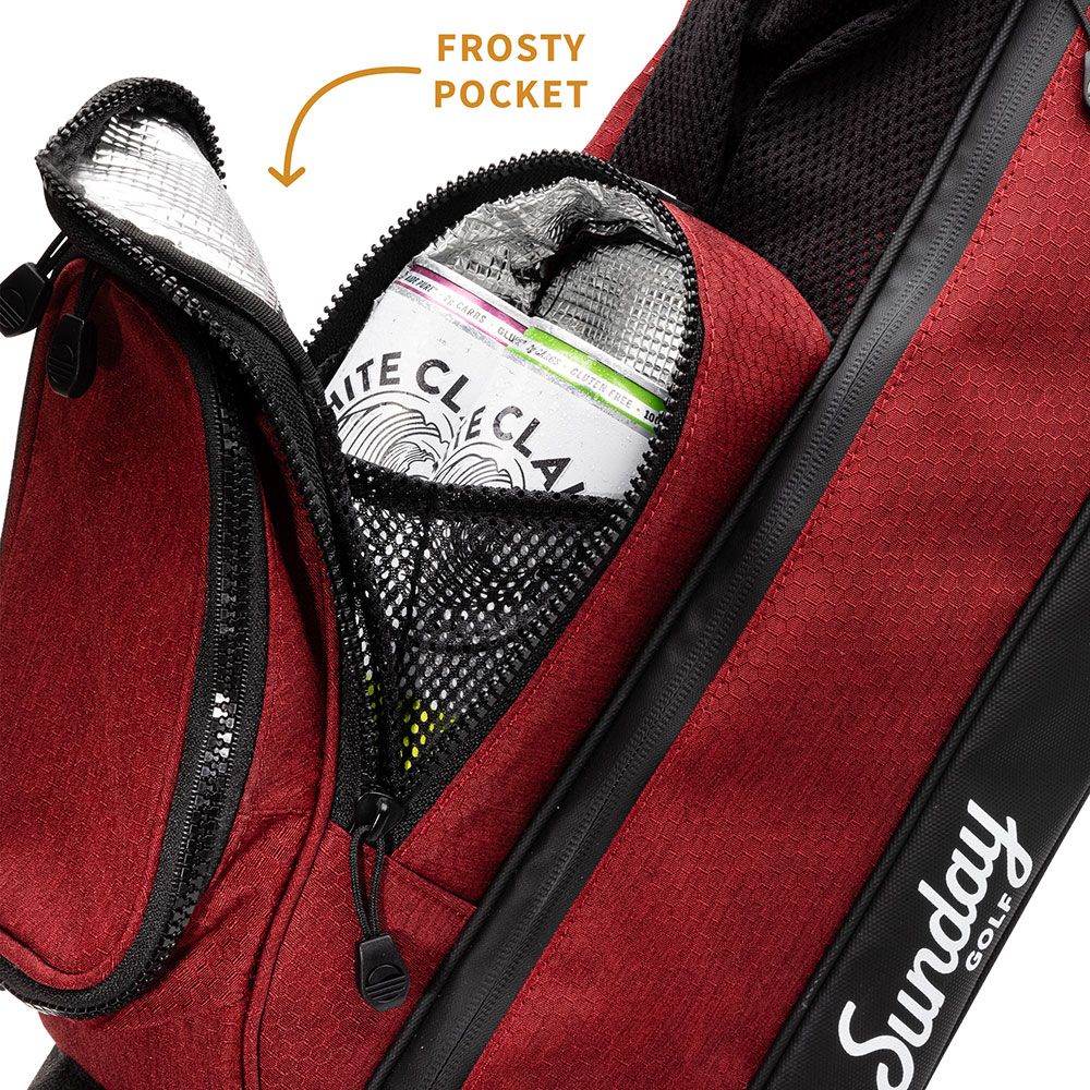 SUNDAY GOLF Sunday Golf LOMA 6 Club Carry Bag Burgundy