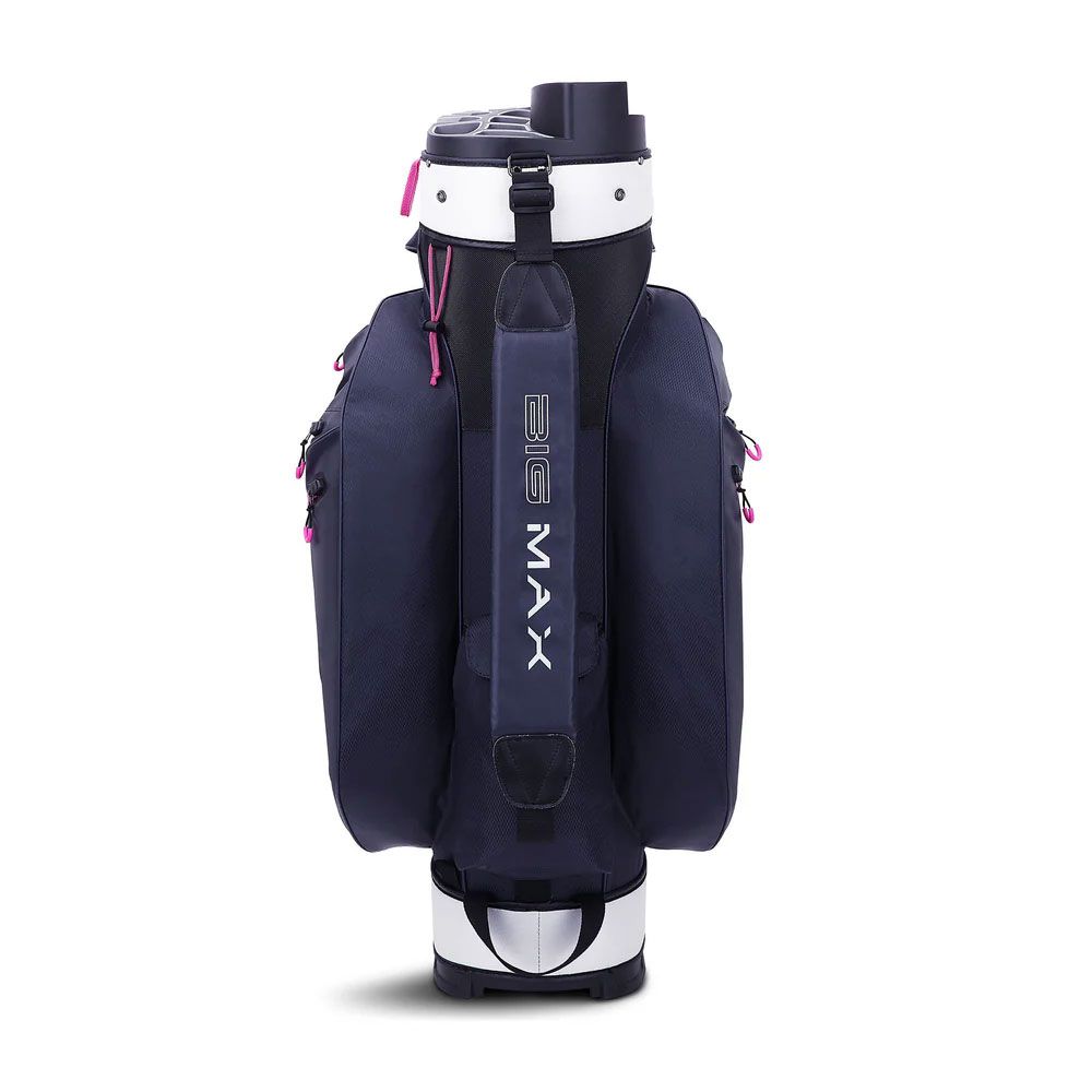 BIG MAX Big Max Dri Lite Silencio 2 Cart Bag Blue Silver Fuchsia