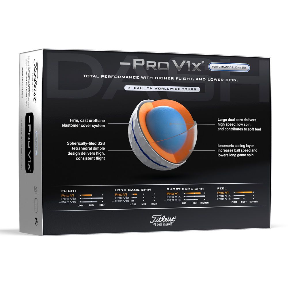 TITLEIST TITLEIST PRO V1X LEFT DASH AIM PERF ALIGN BLUE DOZEN