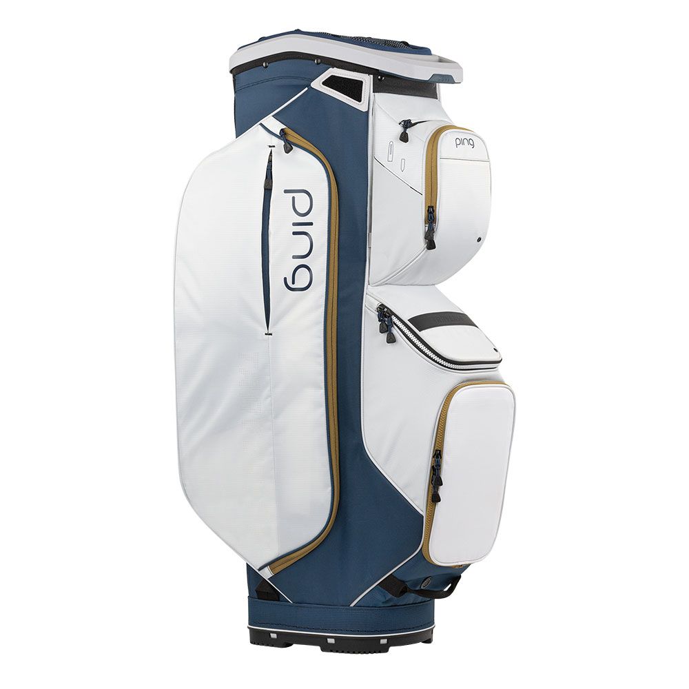 PING Ping Traverse 244 Cart Bag Navy Platinum Gold