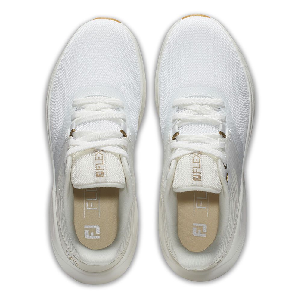 FOOTJOY FootJoy Flex Ladies Golf Shoes White/Beige 95718
