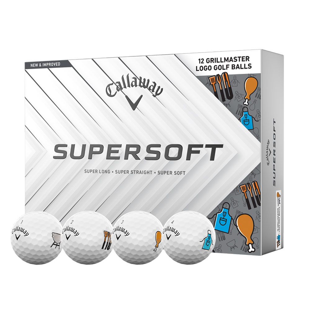 CALLAWAY Callaway Limited Edition Supersoft Father's Day Grillmaster Dozen Golf Balls