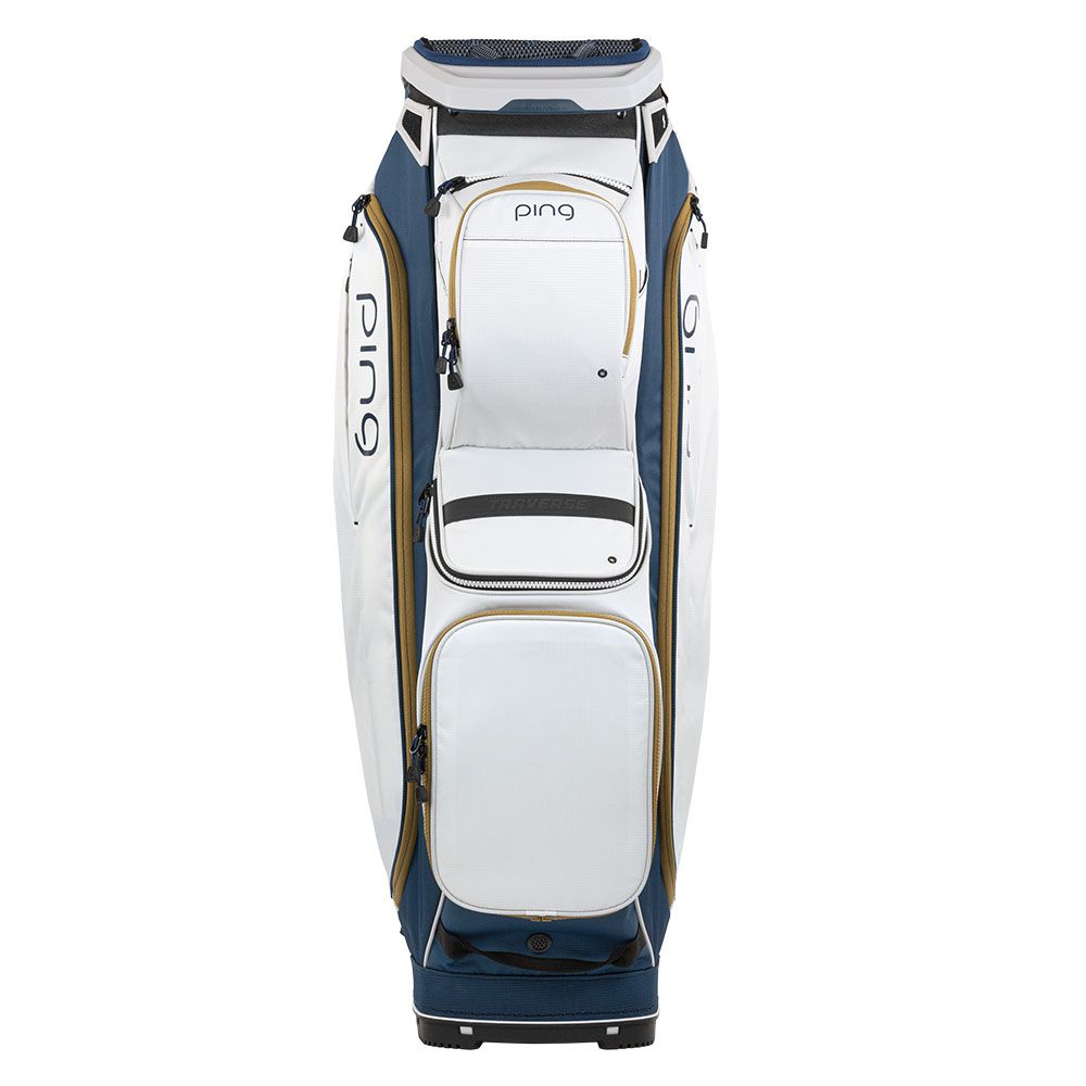 PING Ping Traverse 244 Cart Bag Navy Platinum Gold