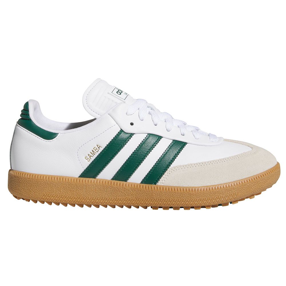 ADIDAS adidas Samba Spikeless Golf Shoes White Green JH6151