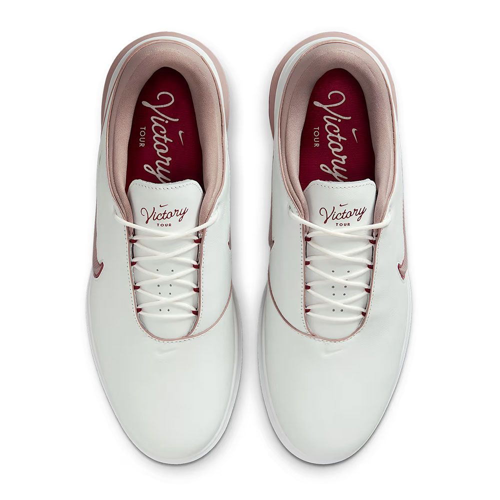 NIKE Nike Victory Tour 4 Golf Shoes White Grey Red