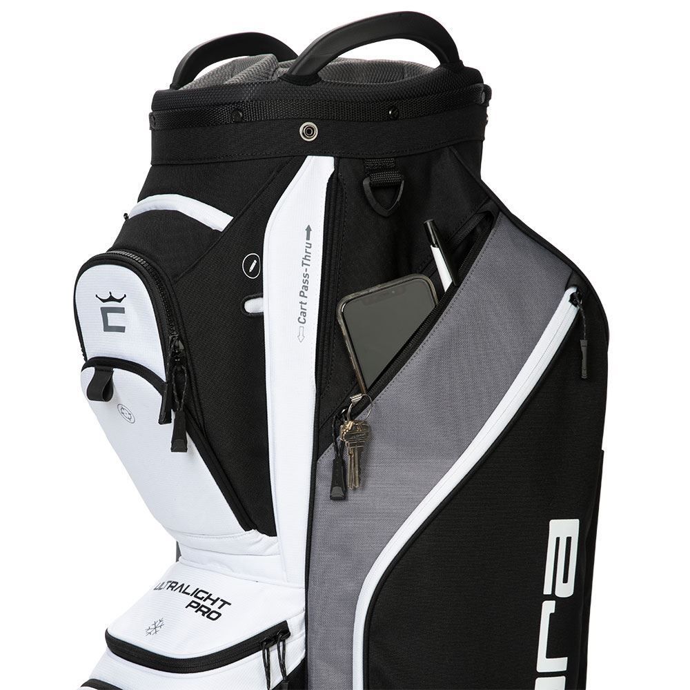 COBRA Cobra Ultralight Pro Cart Bag - Black/White