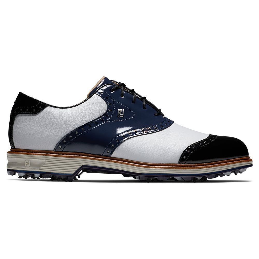 FOOTJOY FootJoy Wilcox Premiere Golf Shoes White Navy 54323