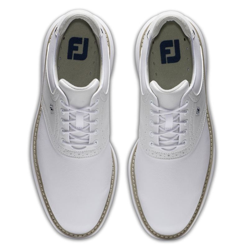 FOOTJOY FootJoy Traditions Golf Shoes - White - 57903