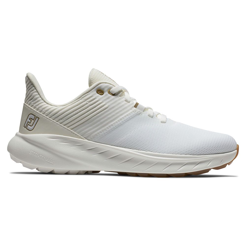 FOOTJOY FootJoy Flex Ladies Golf Shoes White/Beige 95718