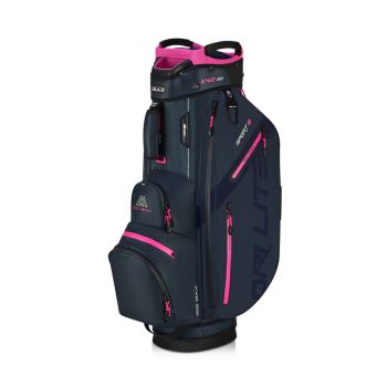 Big Max DRI LITE Sport 3 Cart Bag Steel Blue Fuchsia
